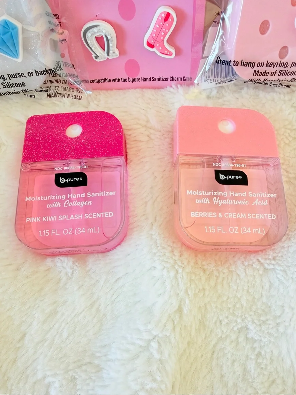 b.pure Viral Charm Hand Sanitizer Case & Spray 5-Pc Bundle Set - Picture 2 of 5